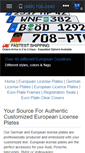 Mobile Screenshot of customeuropeanplates.com